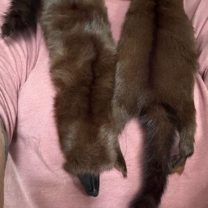 Brown Mink Fur Stole